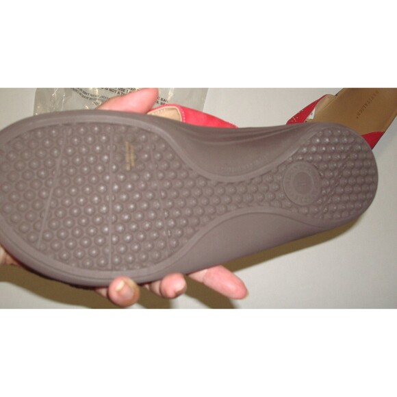 New Womens 11 B M Flip Flops Thong Sandals Shoes Revitalign Red Stud Orthotic - Picture 3 of 5